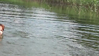 Hera Harding Shows Wrinkled Feet After Swimming Naked