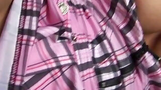 MILF fucks two horny college girls