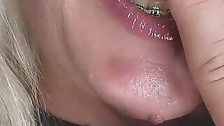 Licking and Sucking My Metal Braces