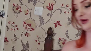 German Scout - Redhead Ginger Zara Durose with Big Tits and Fire Bush Pick up for Casting Fuck