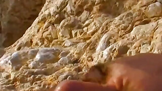 Cumshot in mouth after anal fuck with blonde teen