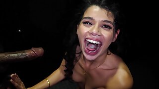 Harley Haze's First Gloryhole, Scene #01