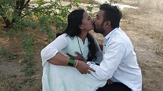 Hot Indian Couple Fucking In A Jungle Outdoor Sex